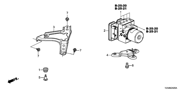 2020 Acura MDX Bolt (10X1.0) Diagram for 90110TZ5A00