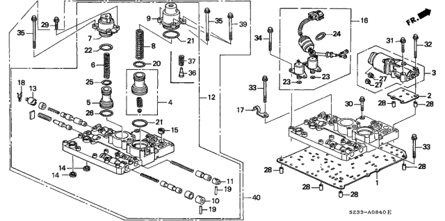 2002 Acura RL  Clip, Valve Cap Diagram for 90638P56000