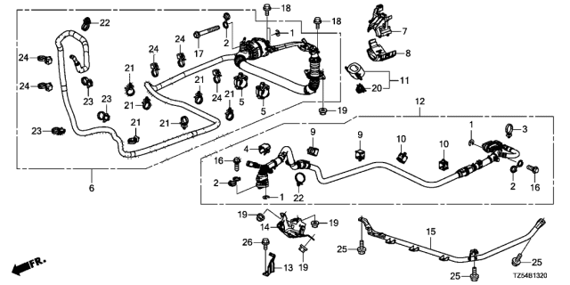 2020 Acura MDX  Bolt, Flange (6X14) Diagram for 901205Y3000