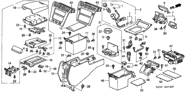 2003 Acura RL Screw, Evatite (4X12) Diagram for 90123SV4003