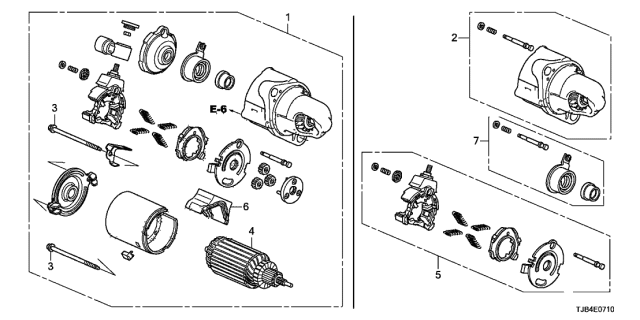2019 Acura RDX  HOLDER SET, BRUSH Diagram for 31210R0AJ01