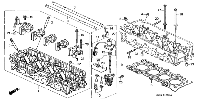 1998 Acura CL  Valve Assembly, Spool Diagram for 15810PAAA02