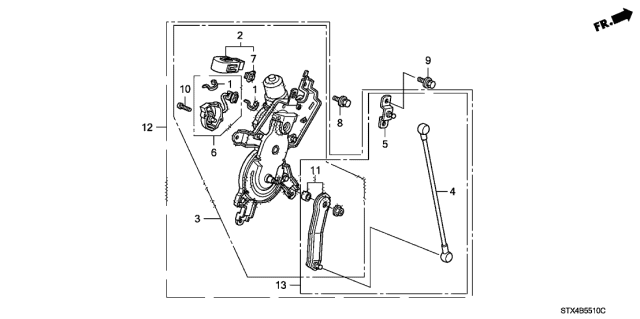 2008 Acura MDX  Screw-Washer (3X22) Diagram for 938930302218