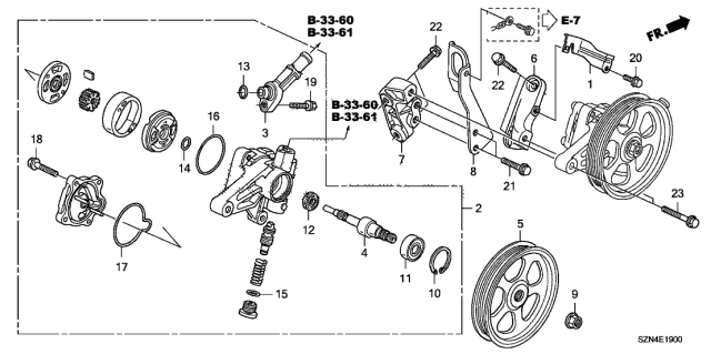 2012 Acura ZDX  Bolt, Flange (8X35) Diagram for 91350PLA003