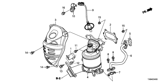 2013 Acura ILX Hybrid  Bolt, Flange (8X22) Diagram for 90001RB0000