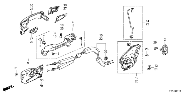 2022 Acura MDX  BOLT (M6) Diagram for 90103TJBA00