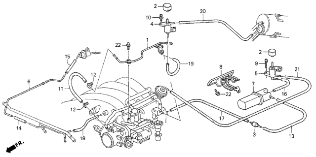 1992 Acura Vigor  Screw-Washer (5X16) Diagram for 938920501607