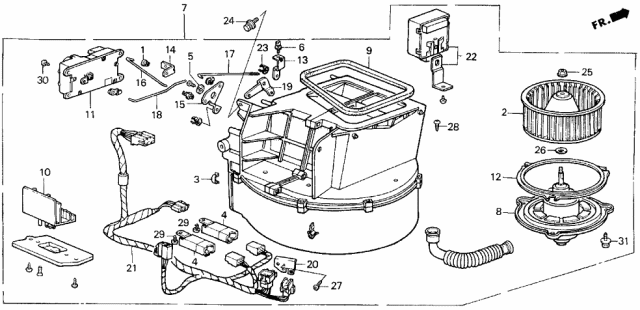 1987 Acura Legend  Washer, Special Diagram for 90501671003