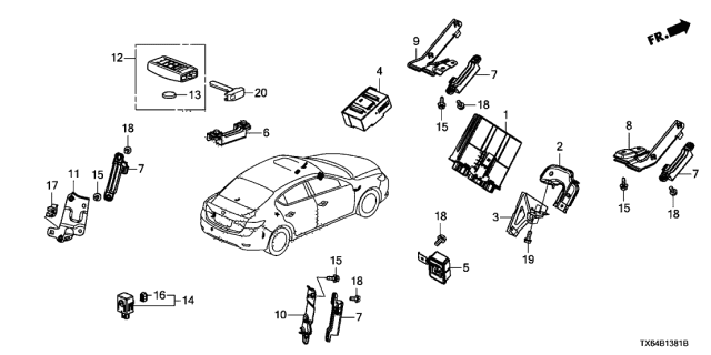 2016 Acura ILX  Bolt, Special (6MM) Diagram for 90104SHJA00
