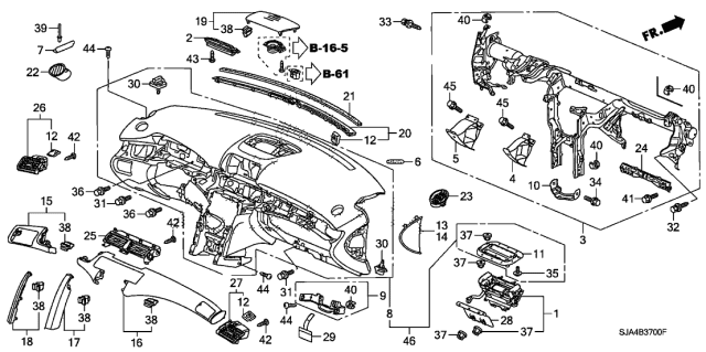 2009 Acura RL  Bolt-Washer (8X40) Diagram for 90106TA0A00