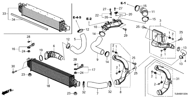 2021 Acura RDX  O-Ring Diagram for 37835RWCA01