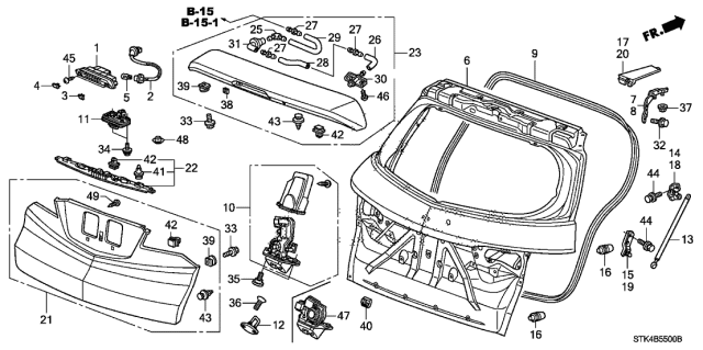 2007 Acura RDX  Tube (4X7X70) Diagram for 76832SHJA01