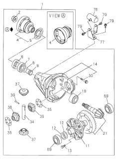 1998 Acura SLX  Pin, Lock Cross Diagram for 9098780960