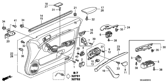 2008 Acura TSX  Lens (Coo) Diagram for 34262SDA305