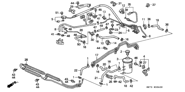1992 Acura Integra  Bolt-Washer (6X12) Diagram for 934030601207