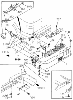 1996 Acura SLX Fastener, Screw & Grommet (5.8) Diagram for 8942421500