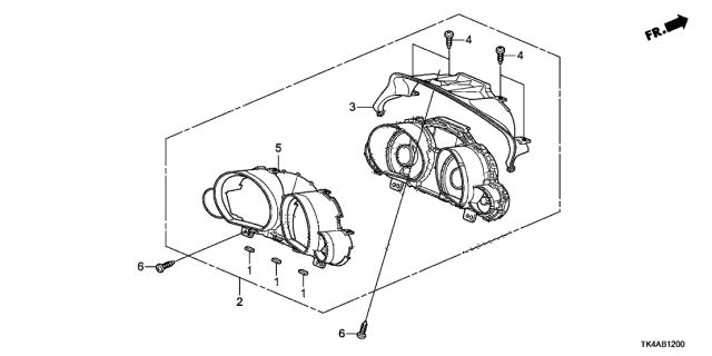 2014 Acura TL  Rubber, Stopper Diagram for 37115SCVA01