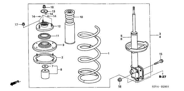 2003 Acura MDX  Bolt, Flange (16X76) (Service) Diagram for 90120S0XA00