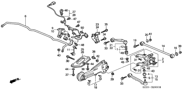 2002 Acura RL  Boot, Dust (Upper) Diagram for 52454S84A01
