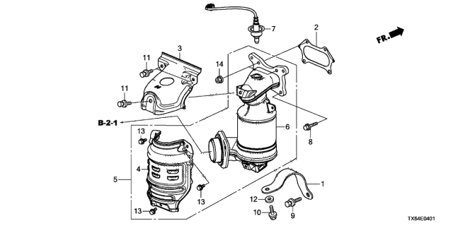 2015 Acura ILX  Cover, Chamber Diagram for 18120RX0A00