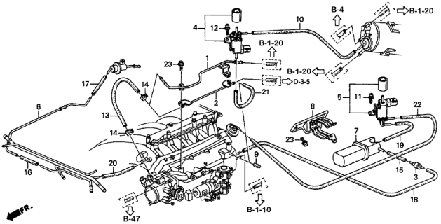 1995 Acura TL Screw-Washer (5X12) Diagram for 938920501207