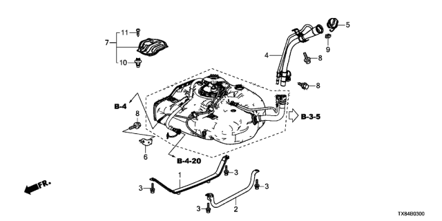 2013 Acura ILX Hybrid  Cap Assembly, Fuel Maintenance Hole Diagram for 74660SNCA00
