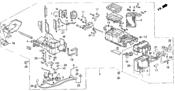 1993 Acura Legend Pipe, Liquid Diagram for 80216SP0A03