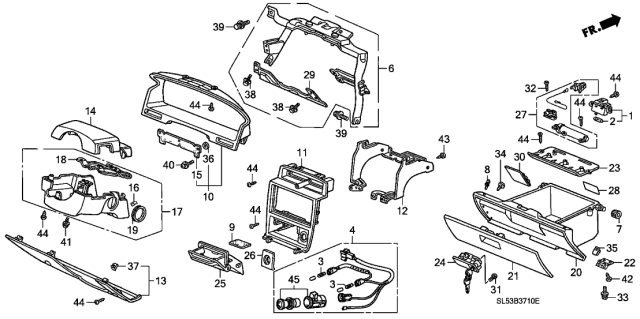 1994 Acura Vigor Screw-Washer (5X12) Diagram for 938930501208