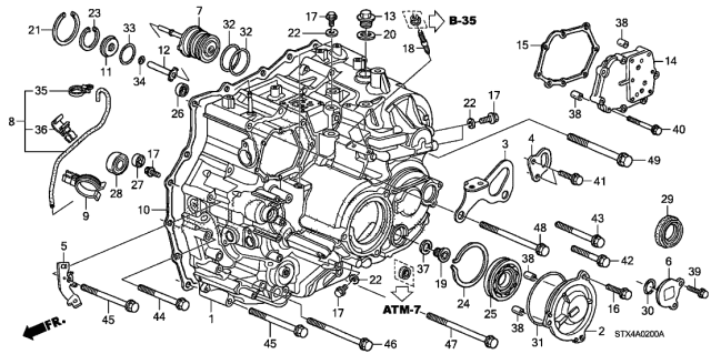2009 Acura MDX  Bolt, Flange (12X110) Diagram for 957011211008