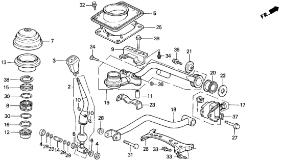 1994 Acura Legend Bolt, Flange (8X60) Diagram for 958010806008