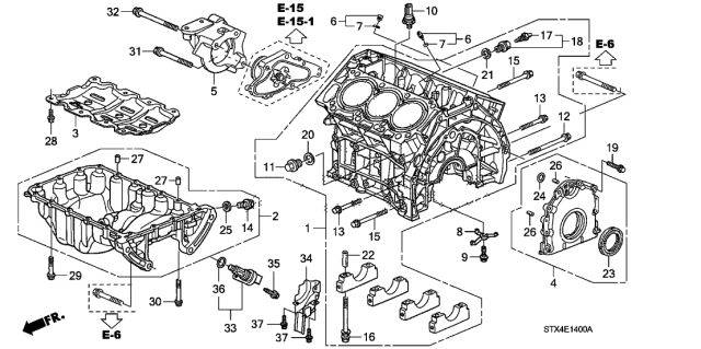 2012 Acura MDX Bolt, Flange (10X120) Diagram for 958011012008
