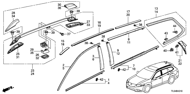 2011 Acura TSX  Bolt, Flange (6X12) Diagram for 90116SEDE01