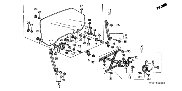 1990 Acura Legend Bolt, Flange (6X8) Diagram for 90011896000