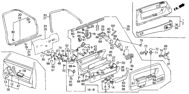 1989 Acura Legend  Screw, Tapping (4X16) Diagram for 9390314480