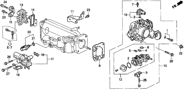 1997 Acura CL  O-Ring Diagram for 91303P0AA02