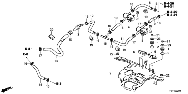 2020 Acura NSX  Valve Assembly, Purge Control Solenoid Diagram for 361625R1005