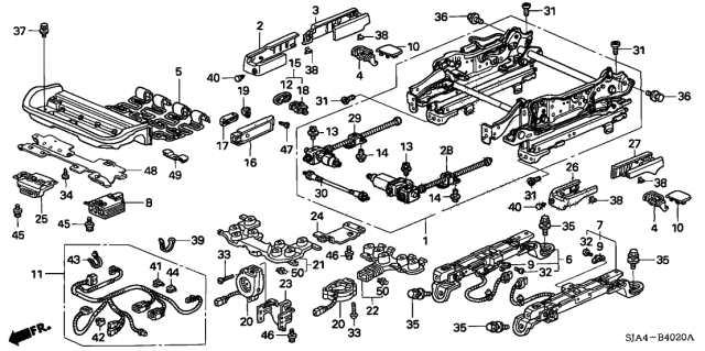 2006 Acura RL Guard, Protector Diagram for 81193SDAA01