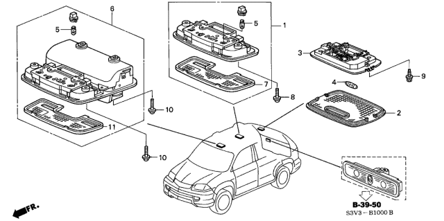 2001 Acura MDX Screw-Washer (5X14) Diagram for 938910501407