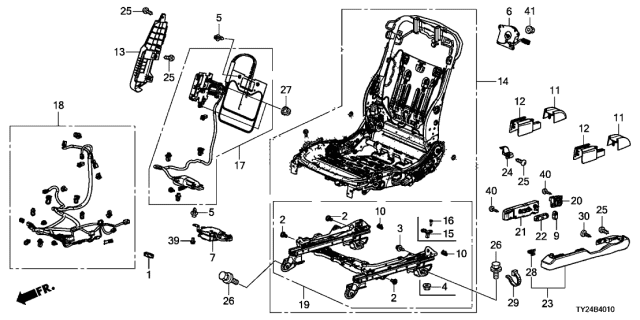 2018 Acura RLX Cover, Driver Side Rail (Upper) (Outer) (Dark Titanium) Diagram for 81669TY2A01ZA