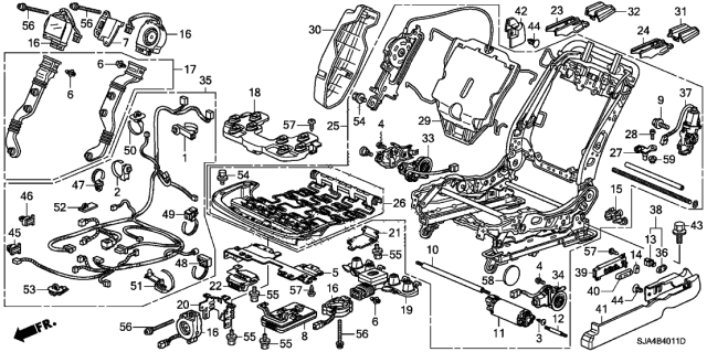 2012 Acura RL  Nut, Screw Diagram for 81203TL0G21