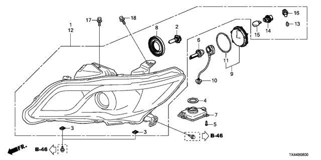 2013 Acura RDX  O-Ring Diagram for 33145SMAJ01