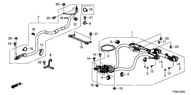 2016 Acura RLX Bolt, Flange (6X10) Diagram for 90140RCJ000