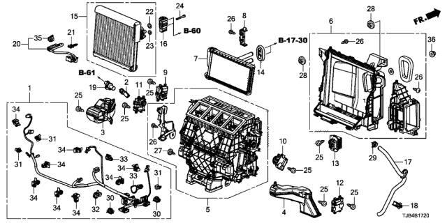 2019 Acura RDX  NUT-WASHER (6MM) (PAINT CUTTING) Diagram for 90321TAA000