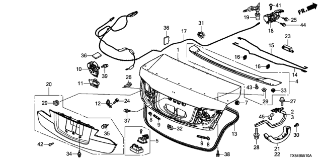2013 Acura ILX Hybrid  Bolt-Washer (5X12) Diagram for 934030501208