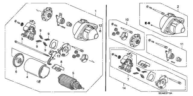 2004 Acura TSX  Bolt Diagram for 31202RRAA51