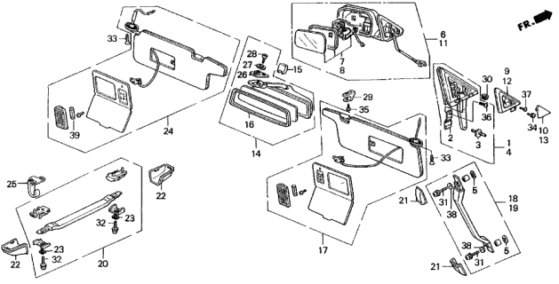 1990 Acura Legend  Screw-Washer (5X12) Diagram for 938930501200