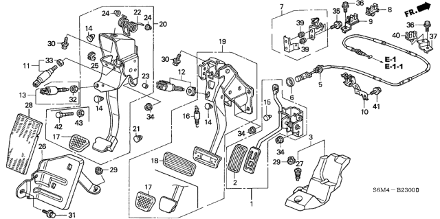 2002 Acura RSX  Bush A, Clutch Assistant Diagram for 46981S2A003