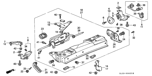 1995 Acura NSX  Screw, Pan (4X8) Diagram for 93500040080H