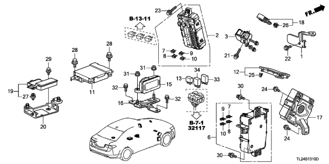 2012 Acura TSX  Bolt-Washer (8X12) Diagram for 934010801208