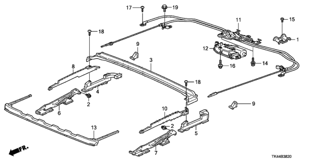 2010 Acura TL  Screw-Washer (5X30) Diagram for 938920503008